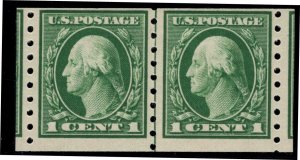 U.S. - 412 - Line Pair - Fine/Very Fine - Never Hinged (catalog value 260.00)