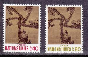 United Nations - Geneva # 28-29, Mint Never Hinged Set