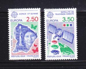 France 2254-2255 Set MNH Space