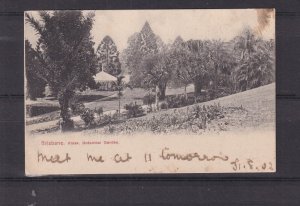 QUEENSLAND, BRISBANE, BOTANICAL GARDENS, KIOSK, Brisbane Octagonal cancel.