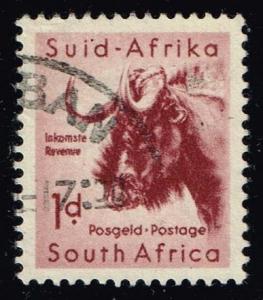 South Africa #201 Gnu; Used (0.25)