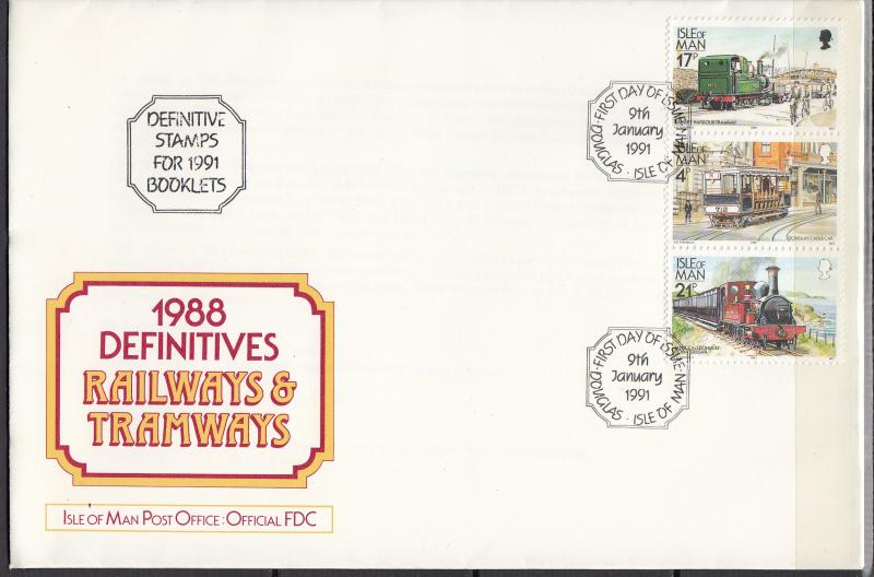 Great Britain  Isle of Man - 13.03.2001 Railways and Tramways FDC (35)