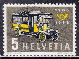 Switzerland 355 USED 1956 1st Mobile Post Office Bus