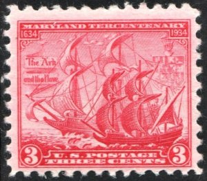 SC#736 3¢ Maryland Tricentennial (1934) MNH