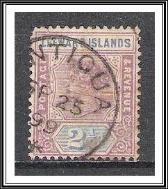 Leeward Islands #3 Queen Victoria Used