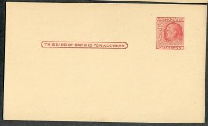 UX38 Franklin MNH postal card