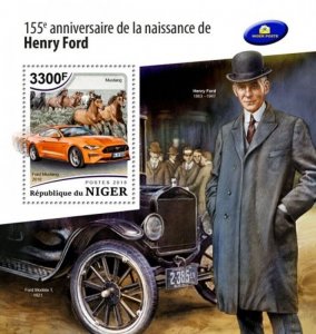 Niger - 2018 Henry Ford Anniversary - Stamp Souvenir Sheet - NIG18504b