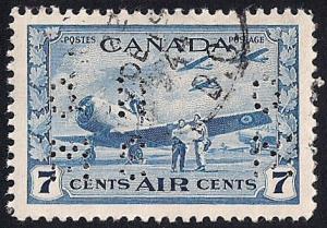 Canada #C8 7 cent Student Flyer Stamp used EGRADED VF 80