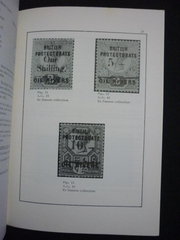 LOCAL BISECTS & SURCHARGES OF THE OIL RIVERS & NIGER COAST 1893-94 by NICHOLSON