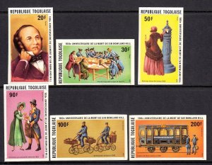 Togo 1979 Sir Rowland Hill 'Imperf.' Complete MNH Set SC 1030-1032,...