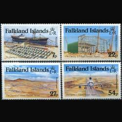 FALKLAND IS. 1985 - Scott# 425-8 Airport Set of 4 NH