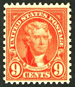 U.S. #641 MINT OG LH