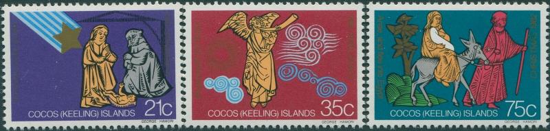 Cocos Islands 1982 SG100-102 Christmas set MNH