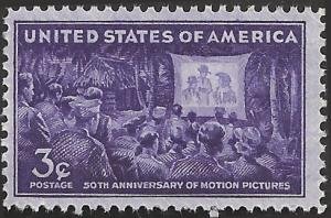# 926 MINT NEVER HINGED MOTION PICTURE 50TH ANNIV.