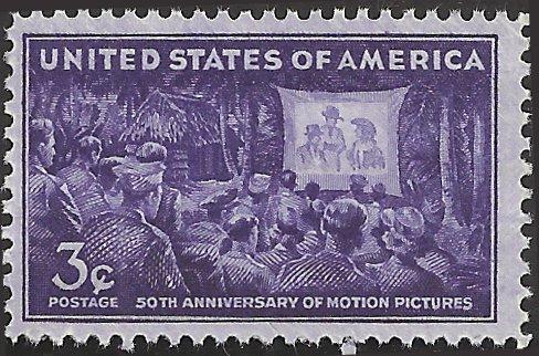 # 926 MINT NEVER HINGED MOTION PICTURE 50TH ANNIV.