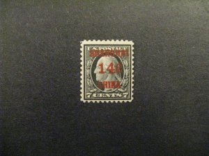 US #K7 mint hinged  a23.2 8144