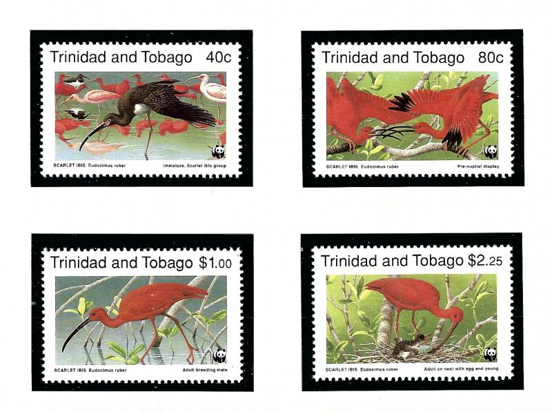 Trinidad and Tobago 505-08 MNH 1990 Birds