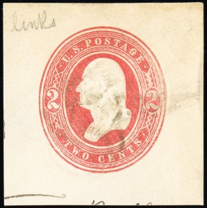 US Stamps # U244 Cut Square Used VF