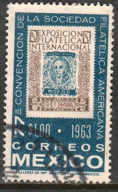 MEXICO 937, Convention of the American Philatelic Soc USED. F-VF. (1143)