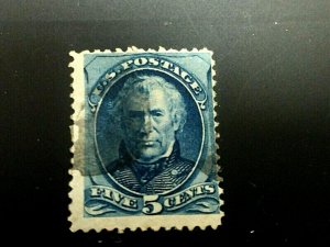 KAPPYSSTAMPS UNITED STATES #179 1875 5c ZACHARY TAYLOR USED WITH OG GS0994