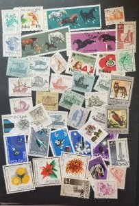 POLAND Vintage Stamp Lot Collection Used  CTO T5825