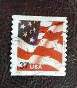 US Scott # 3632A; used 37c PNS coil (S3333) Flag from 2003; VF centering