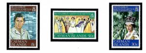 Cayman Is 379 81 MNH 1977 QEII QEII Silver Jubilee