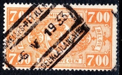 Belgium; 1927: Sc. # Q165: Used Single Stamp +