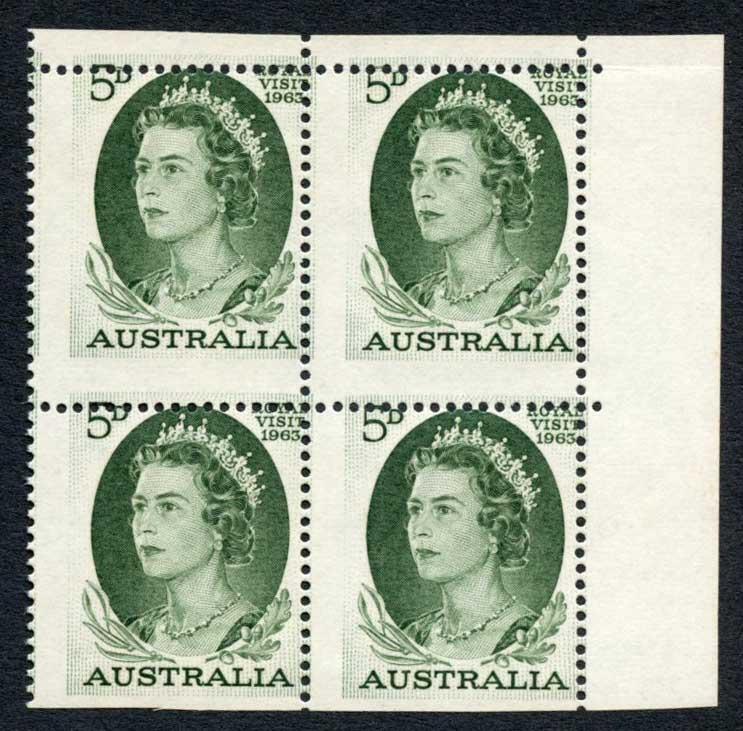 royal visit australia stamp