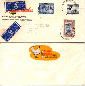 Ceylon, Advertising, Birds