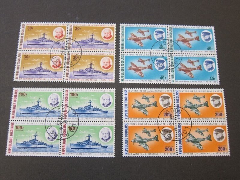 Togo 1974 Sc 892-3,C240-1 CTO BLK(4) set FU