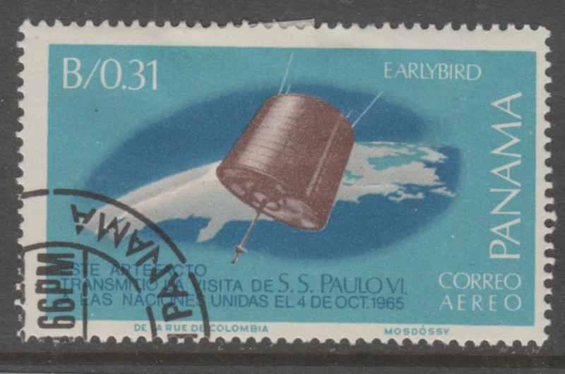 Panama 474E Jules Verne, Satellite Over Earth 1966