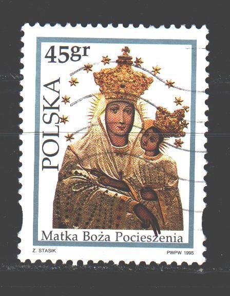 Poland. 1995. 3551. Madonna. USED.