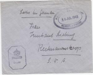 1942, German Internee, Camp #1, Tanganyika, See Remark (C2813)