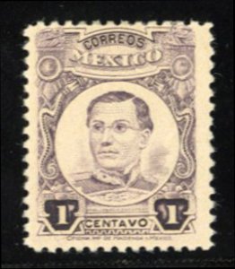 Mexico #618 Cat$35, 1917 1c dull violet, hinged