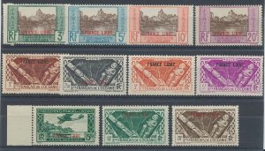 French Oceanic Settlements 1941 France Libre set 3Fr - 20Fr MNH ** cat €624.