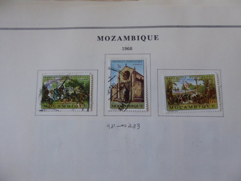 Mozambique 1913-1975 Stamp Collection on Scott International Pages