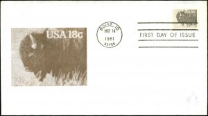 US FDC #1883 Andrews Cachet Boise, ID   #701 of 1,500