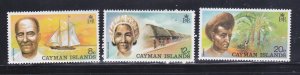 Cayman Islands 349-351 Set MNH People (C)