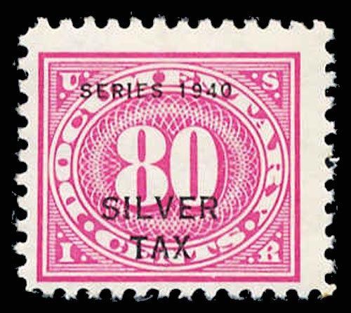 U.S. REV. SILVER TAX RG48  Mint (ID # 87644)