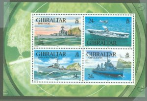 Gibraltar #630  Souvenir Sheet