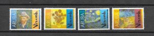 ARUBA #366a-d  VINCENT VAN GOGH    MNH