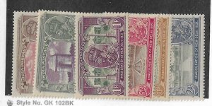 India Sc #129-134  set of 6  OG VF