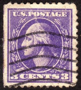 1918, US 3c, George Washington, Used, Sc 530