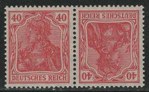 Germany Scott # 124a, mint nh, tete beche, Mi# K3