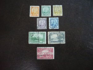 Stamps - Canada - Scott# 149-150,152-157 - Used Part Set of 8 Stamps