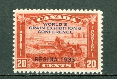 CANADA 1933 HARVESTING-UPU #203 MINT NO THINS...$42.50