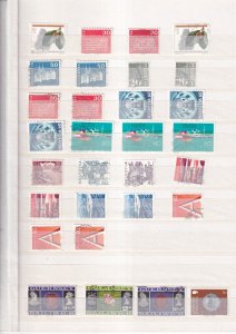 SA27g Switzerland, Guernsey and other British territories, selection used stamps