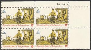 ALLY'S STAMPS US Plate Block Scott #1479 8c Drummer Boy [4] MNH F/VF [STK]