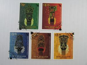 New Zealand SC #2416-20 50 YEARS OF FRIENDSHIP New Zealand & Samoa Used stamps